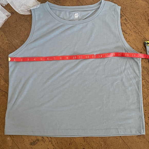 Orage Light Blue Sleeveless Layered Cat Track Dress Size M - Picture 10 of 17